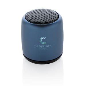  Mini-Lautsprecher aus Aluminium blau