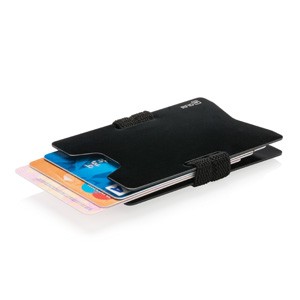 Kartenhalter aus Aluminium schwarz
