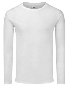 Classic Langarm T-Shirt White