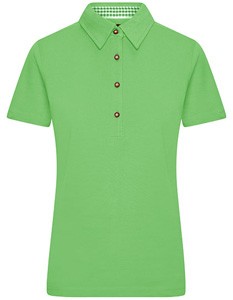 Ladies´ Traditional Polo Lime-Green_White