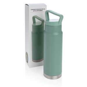  Vakuum-Flasche mit Tragegriff grün