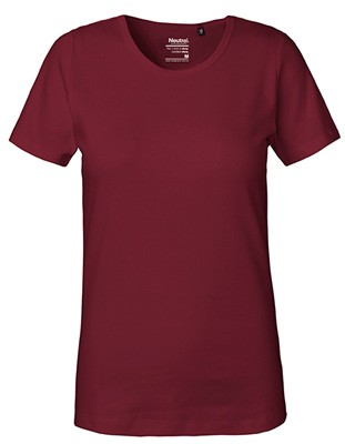 Ladies` Interlock T-Shirt Bordeaux