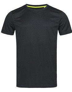 Crew Neck T-Shirt Sport Black-Opal