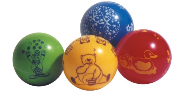 Ri-4002040 Spielball "MINI" 4" (Ø 10cm) mit Ventil