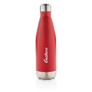 Stainless Steel Flasche rot