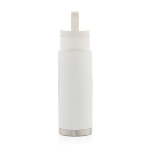 Vakuum-Flasche mit Tragegriff weiß