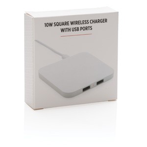 10W Wireless Charger mit USB-Ports-1