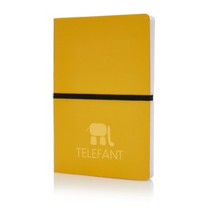 Deluxe Softcover A5 Notizbuch gelb