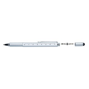5-in-1 Aluminium Tool-Stift  weiß