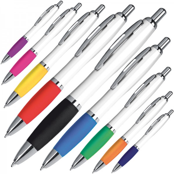 Mac-11683 Kugelschreiber mit weißem Schaft