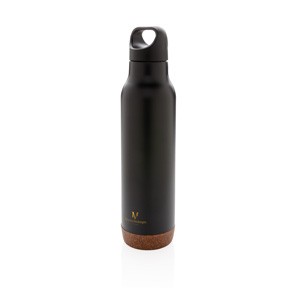 Vakuum-Flasche mit Kork schwarz