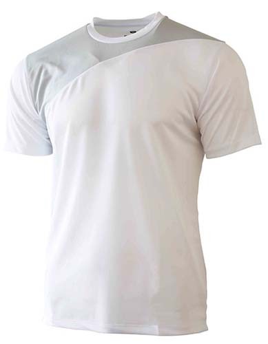 OT090 Funktions-Shirt Finish_White_Light-Grey