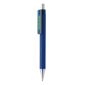 X8 Stift mit Smooth-Touch blau