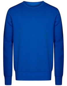 Men´s Sweater Molton-Brushed Azur-Blue