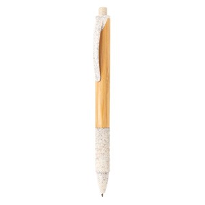 Bambus & Weizenstroh Stift weiß