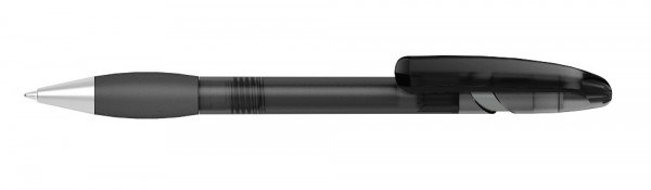 Kugelschreiber Nova grip/ice Ms schwarz ice/silber lackiert