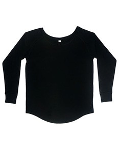 Women´s Loose Fit T T-Shirt-Langarm Black
